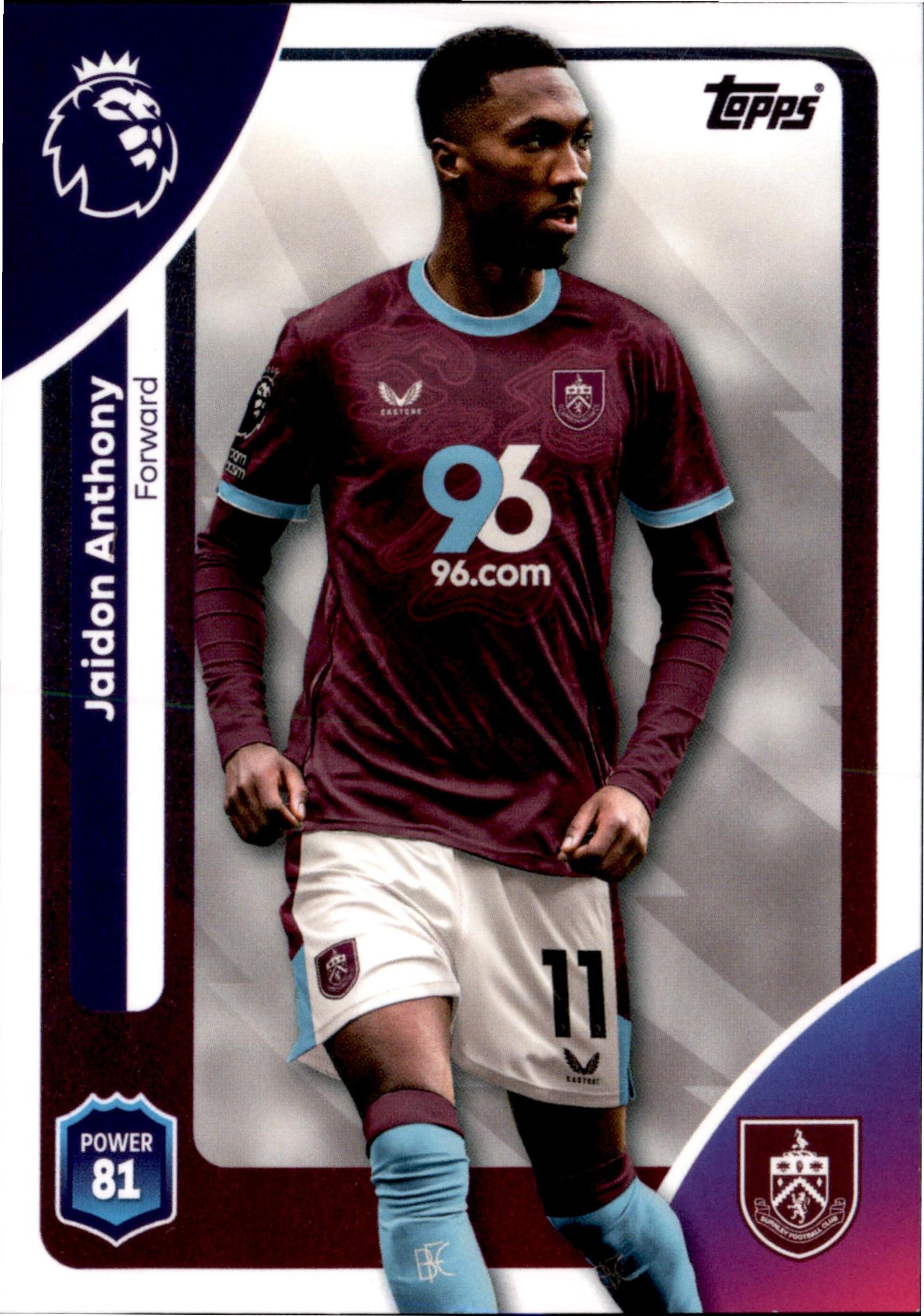 Jaidon Anthony #320 – Topps Premier League 2025/26