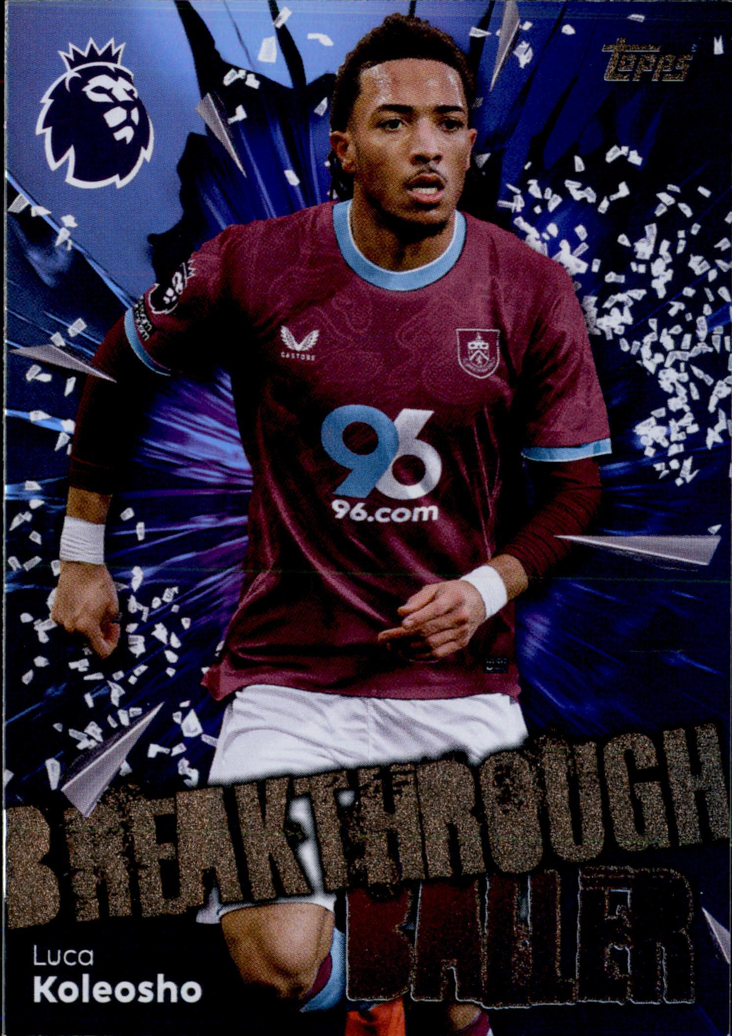 Luca Koleosho #324 – Topps Premier League 2025/26