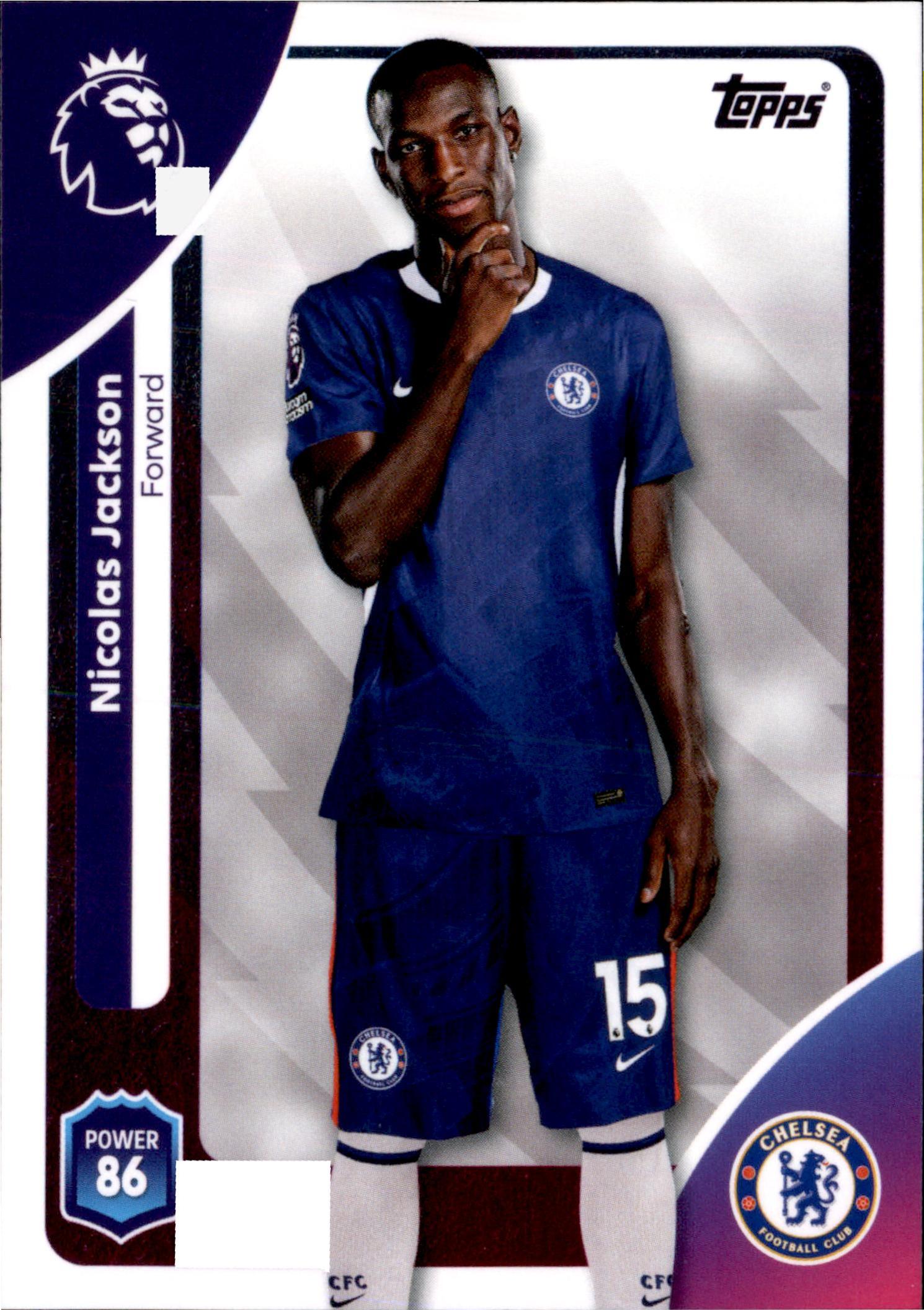Nicolas Jackson #104 – Topps Premier League 2025/26