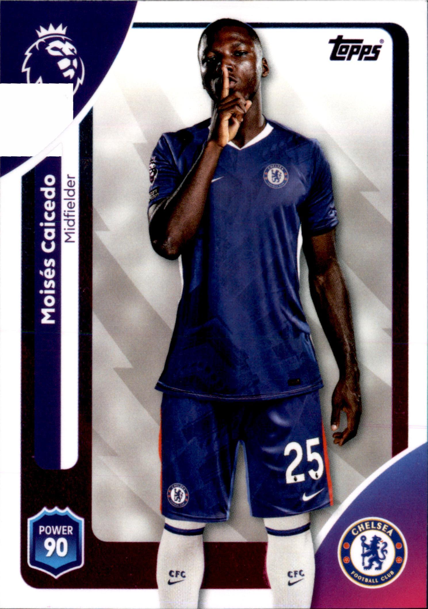 Moisés Caicedo #98 – Topps Premier League 2025/26