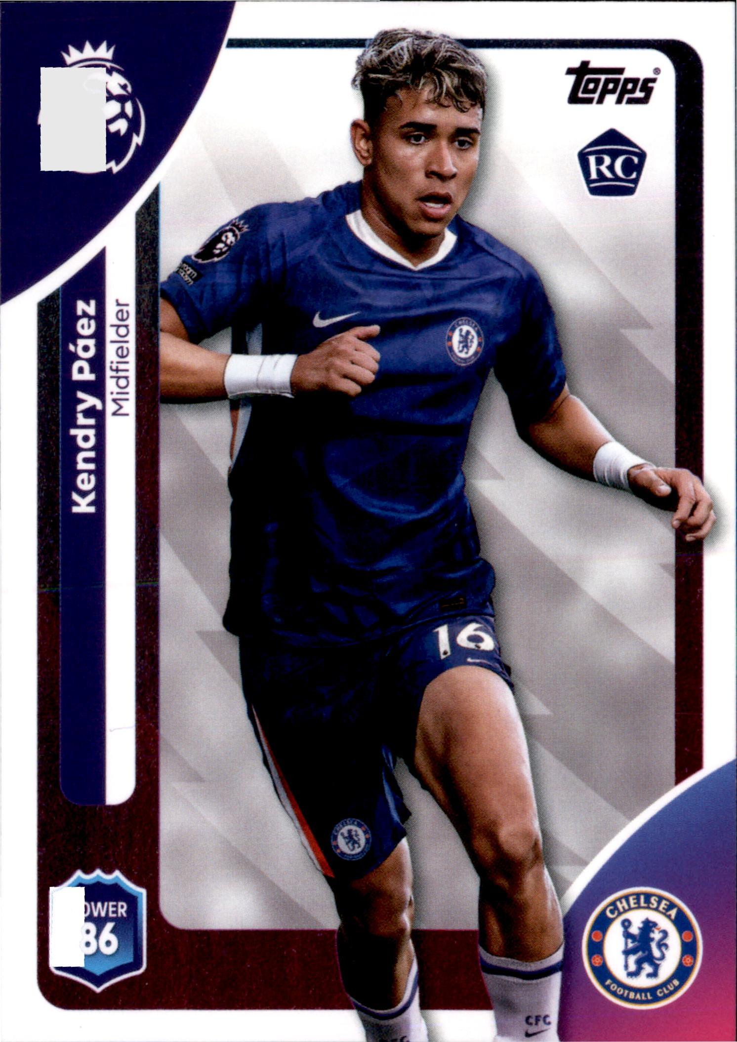 Kendry Páez #101 – Topps Premier League 2025/26