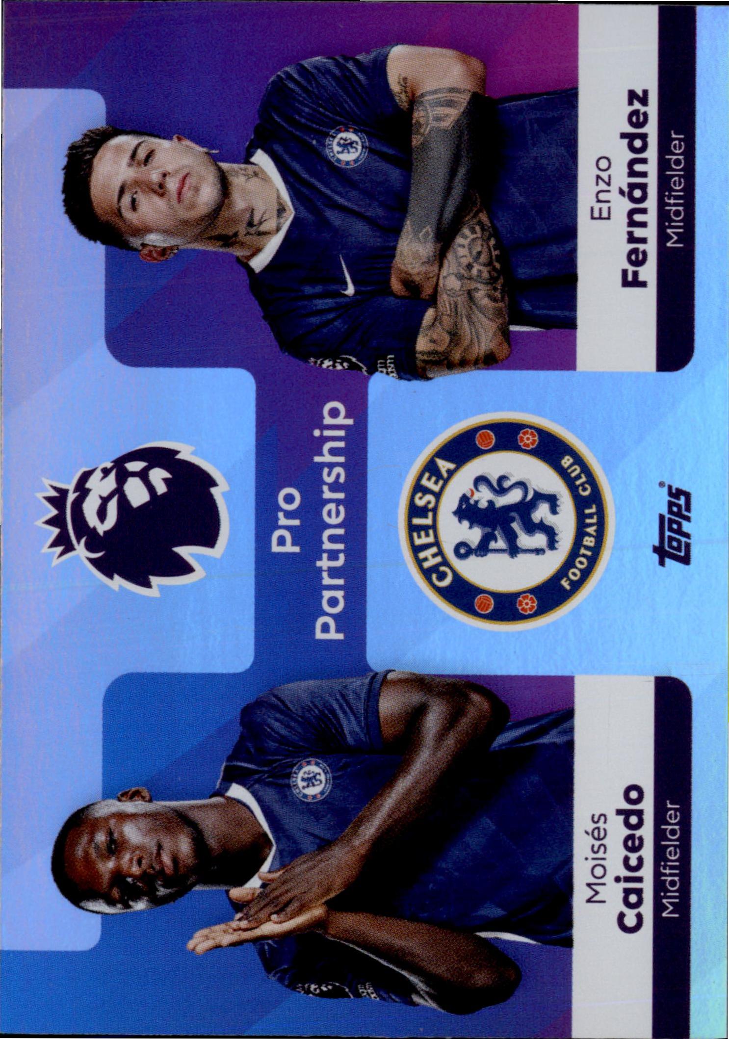 Moisés Caicedo/Enzo Fernández #367 – Topps Premier League 2025/26