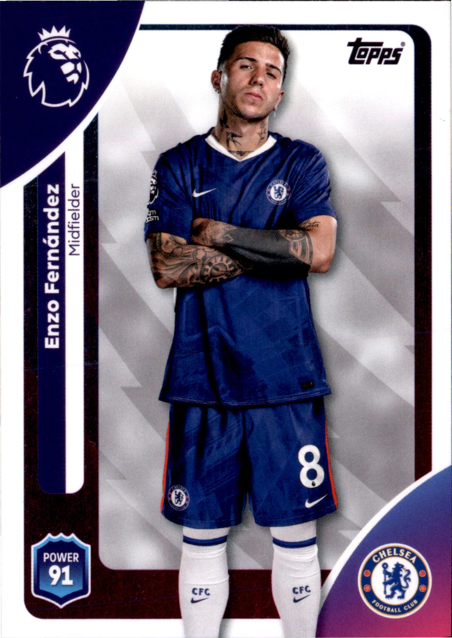 Enzo Fernández #99 – Topps Premier League 2025/26