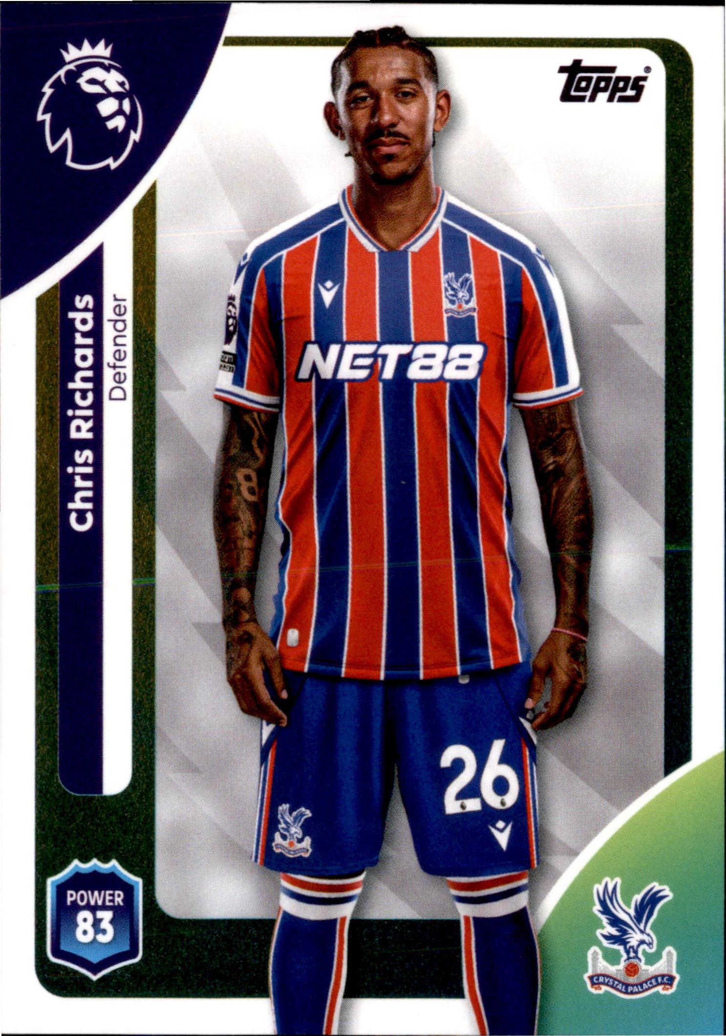 Chris Richards #115 – Topps Premier League 2025/26