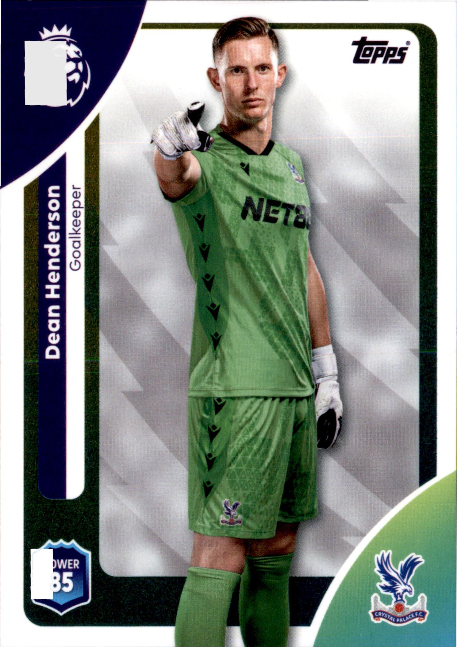 Dean Henderson #110 – Topps Premier League 2025/26