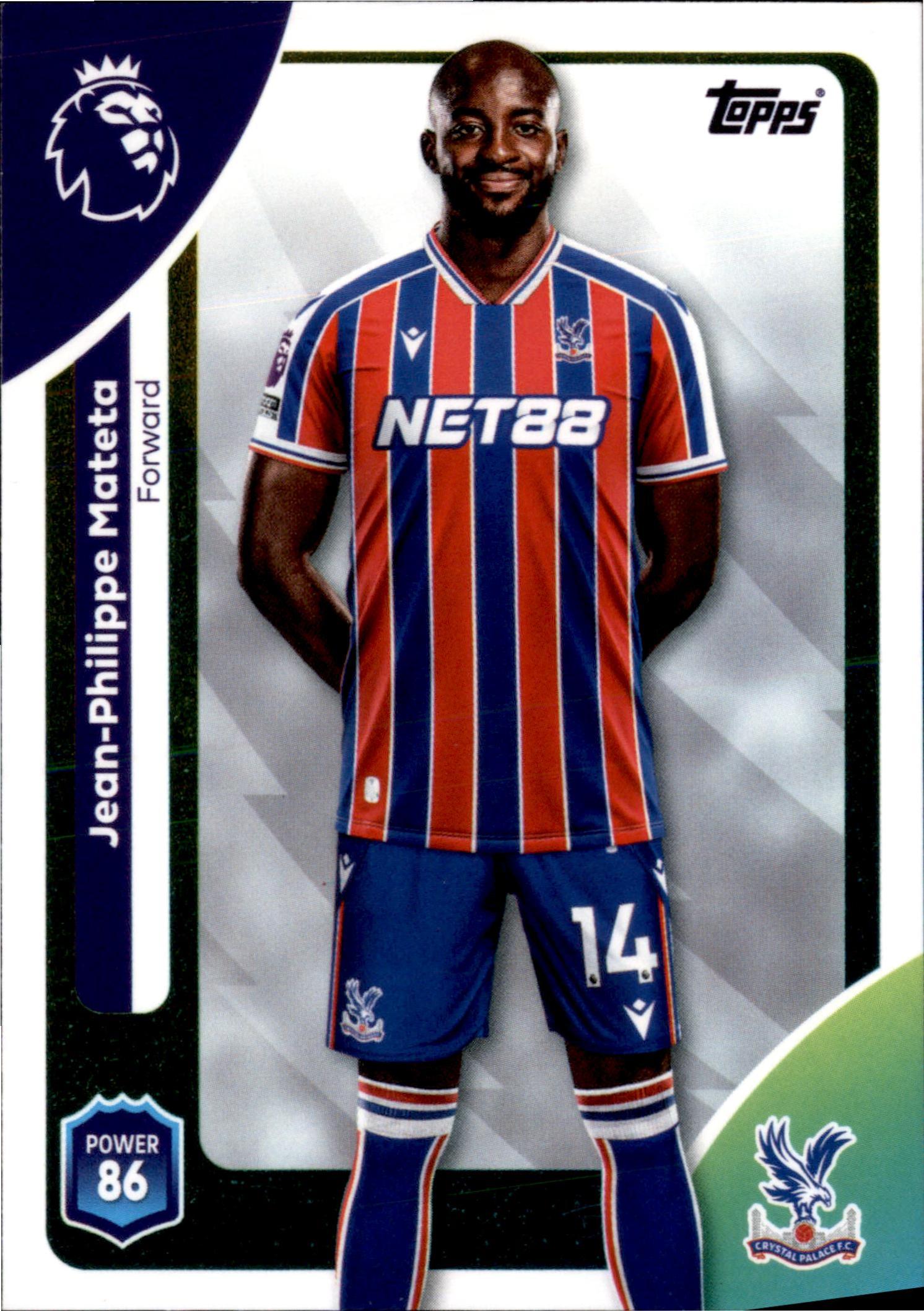 Jean-Philippe Mateta #123 – Topps Premier League 2025/26