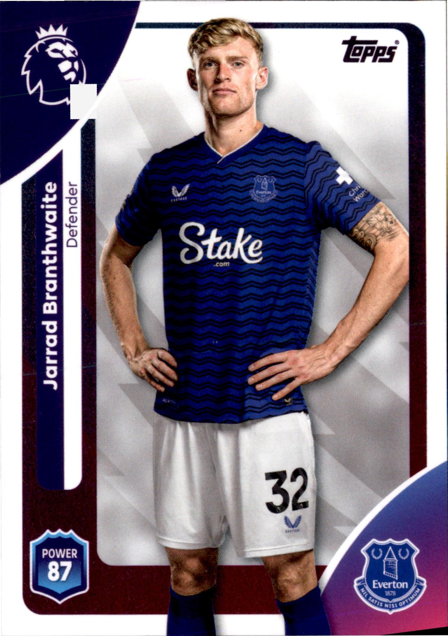 Jarrad Branthwaite #130 – Topps Premier League 2025/26