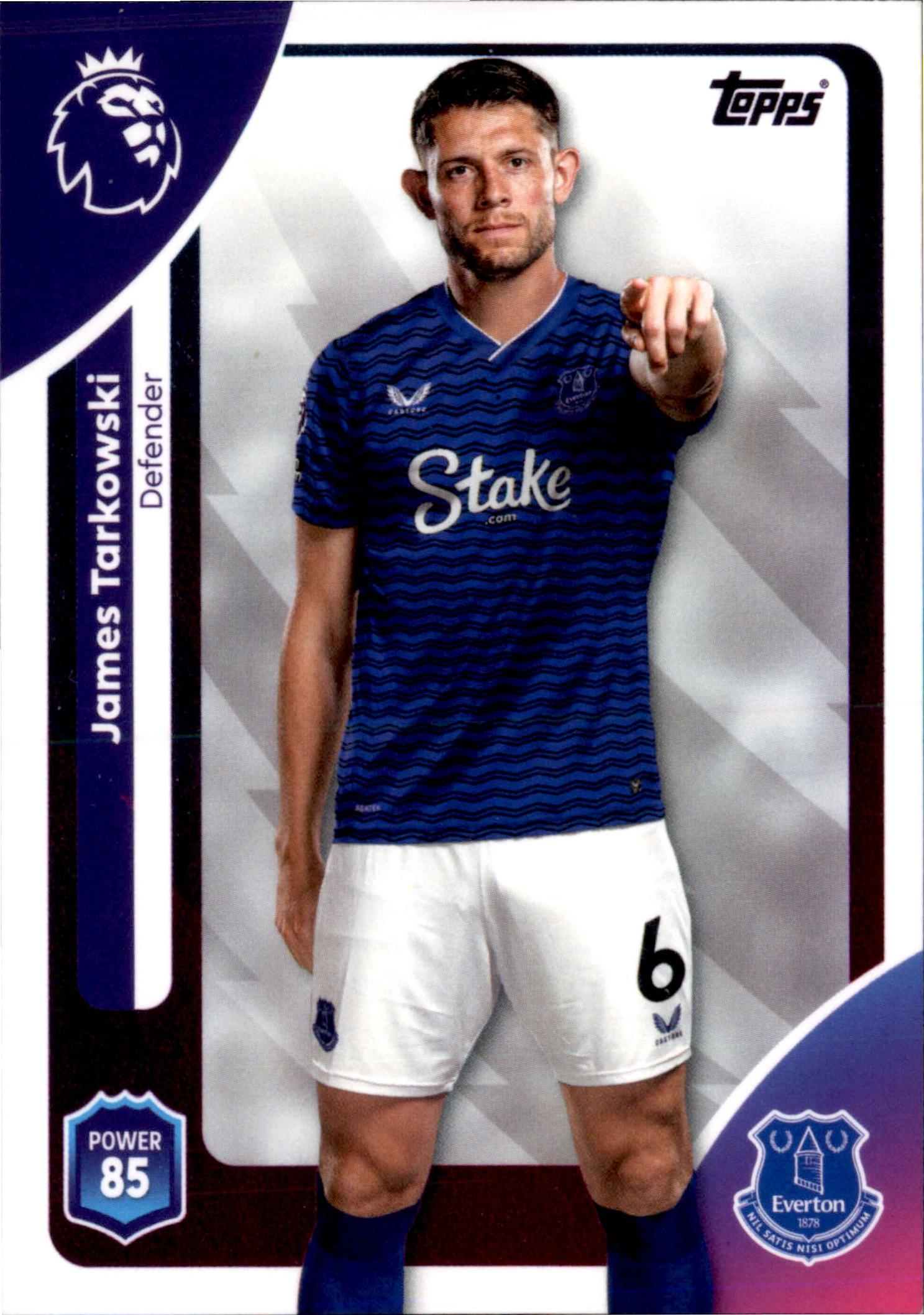 James Tarkowski #129 – Topps Premier League 2025/26