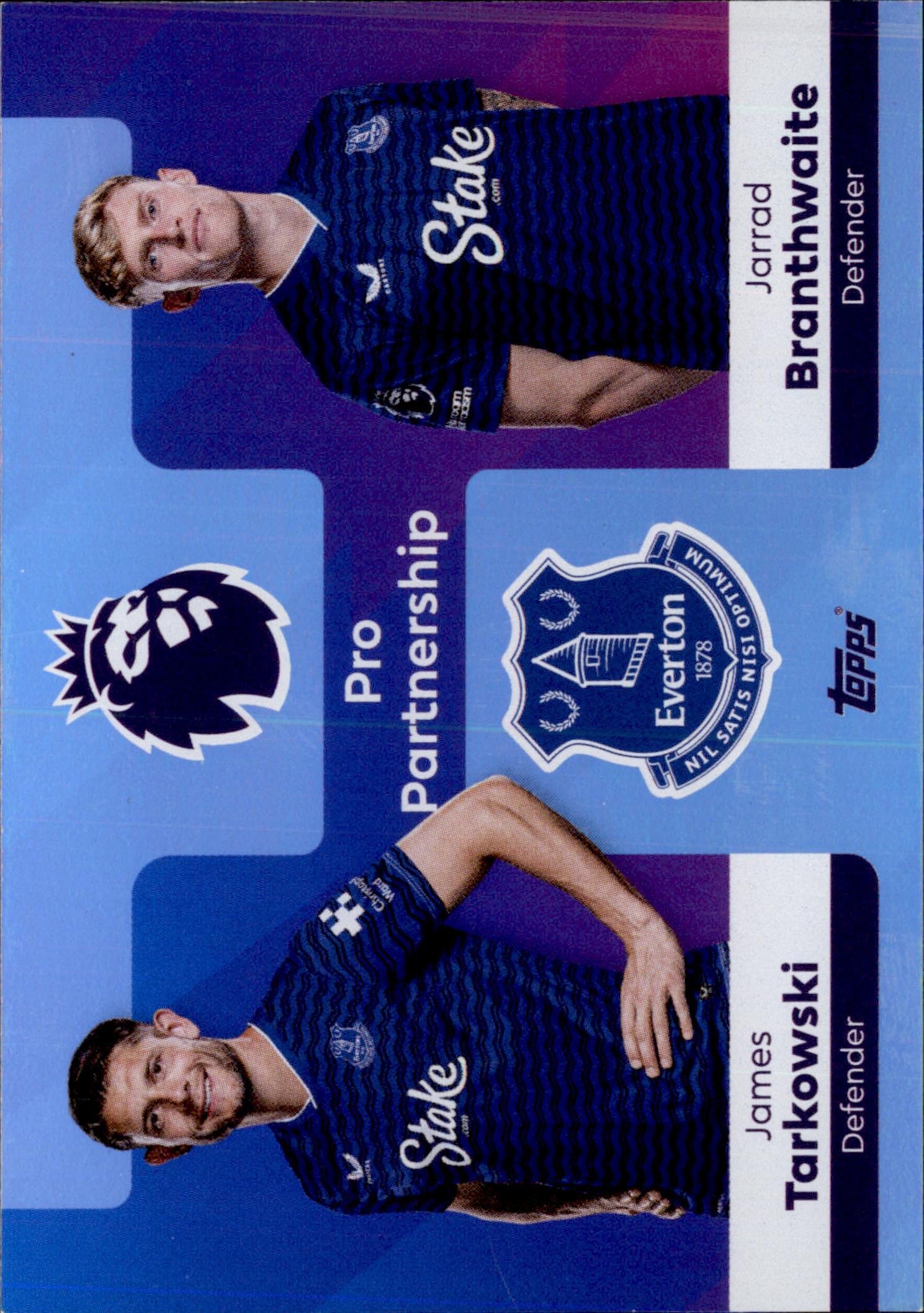 James Tarkowski/Jarrad Branthwaite #369 – Topps Premier League 2025/26