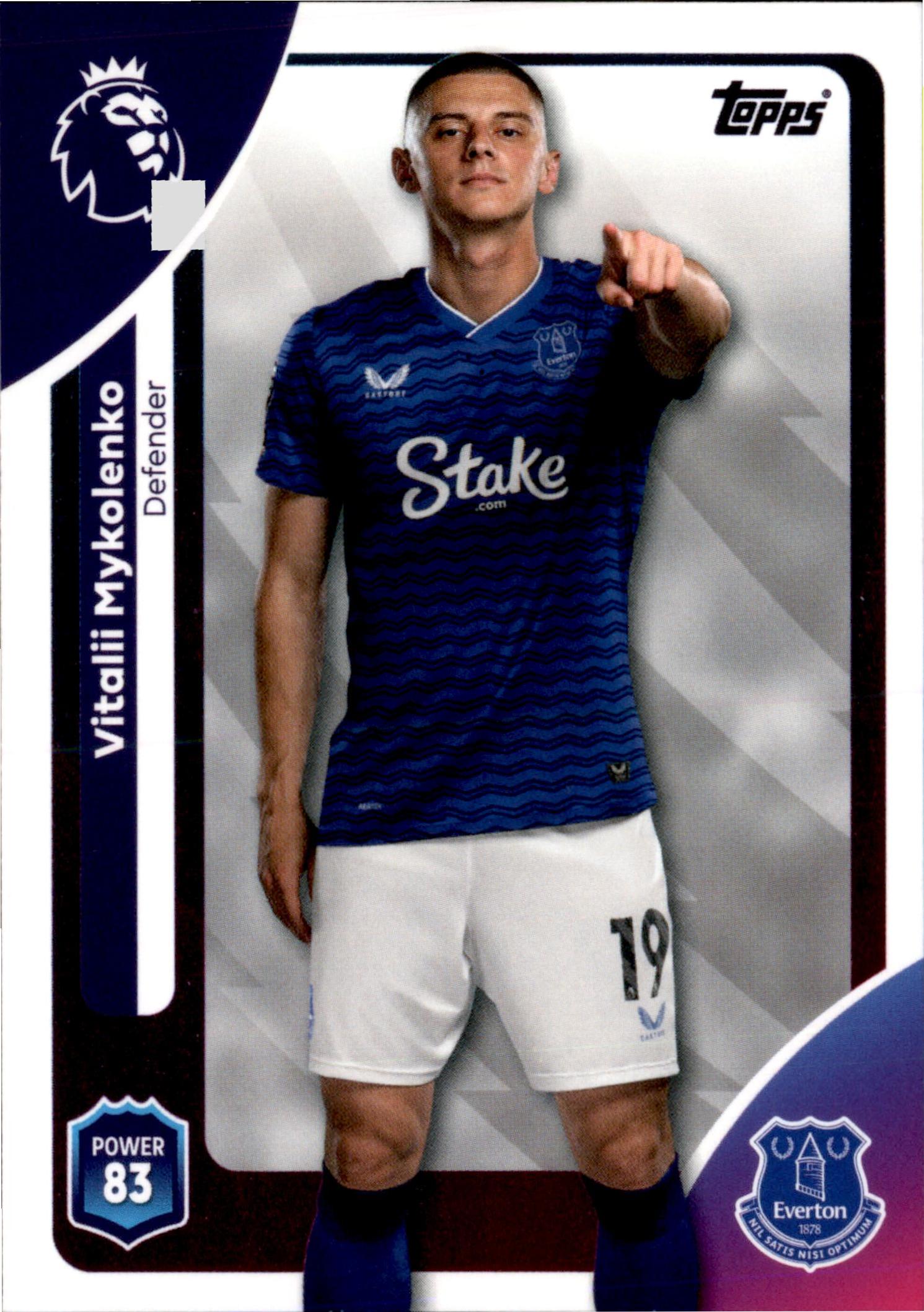 Vitalii Mykolenko #131 – Topps Premier League 2025/26