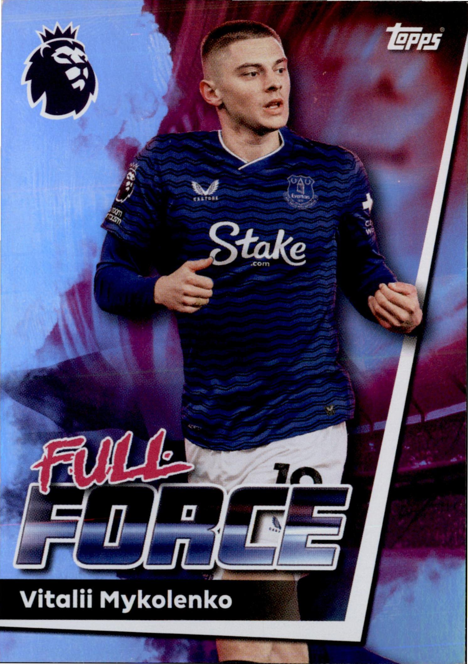 Vitalii Mykolenko #143 – Topps Premier League 2025/26