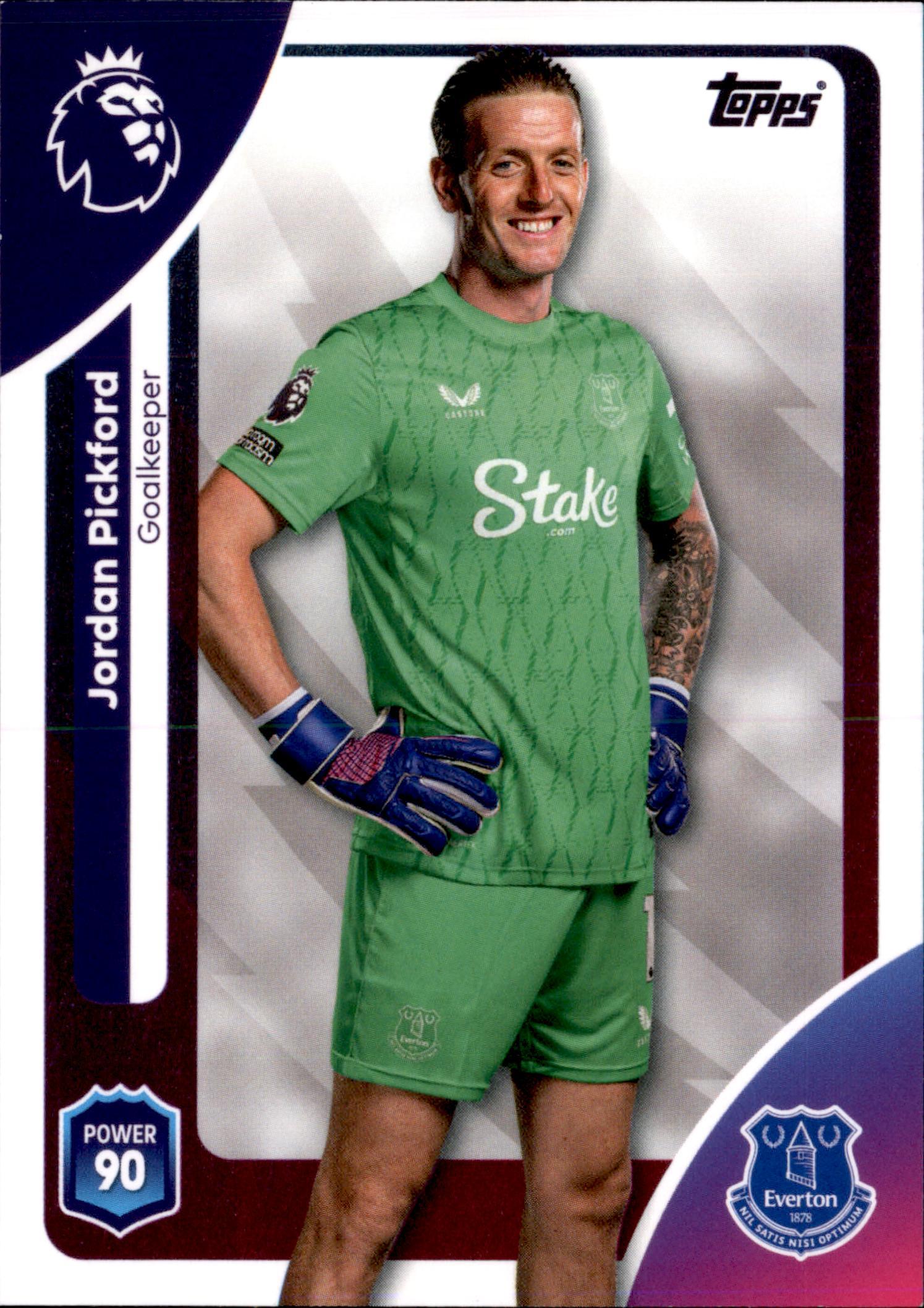 Jordan Pickford #128 – Topps Premier League 2025/26