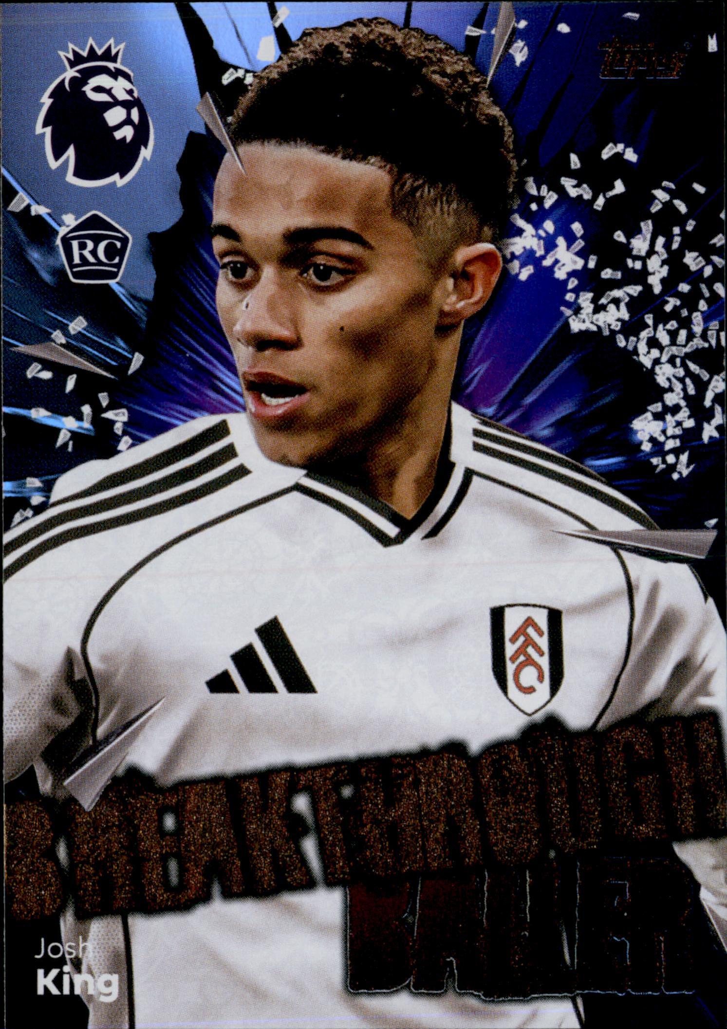 Josh King #162 – Topps Premier League 2025/26