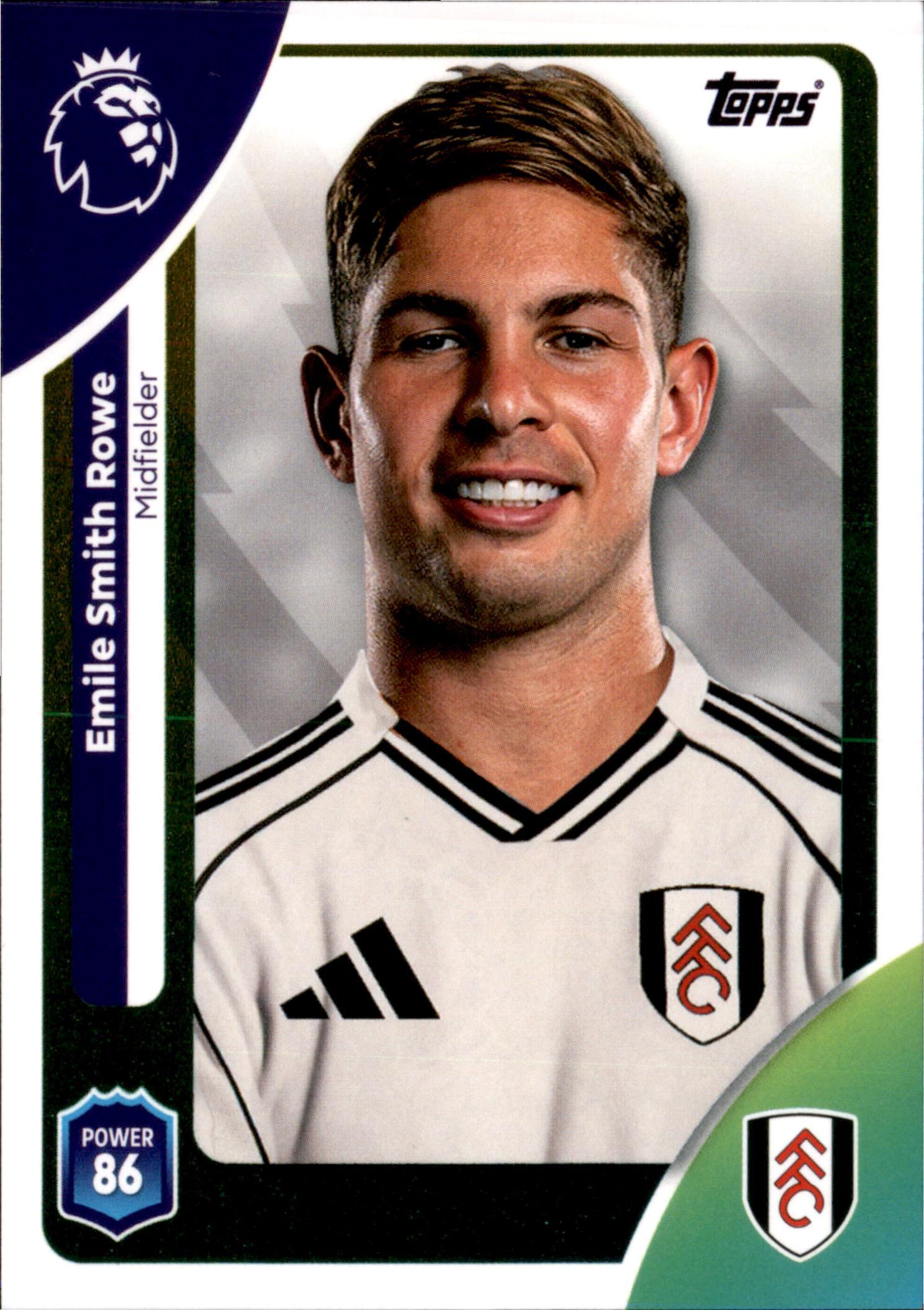 Emile Smith Rowe #155 – Topps Premier League 2025/26