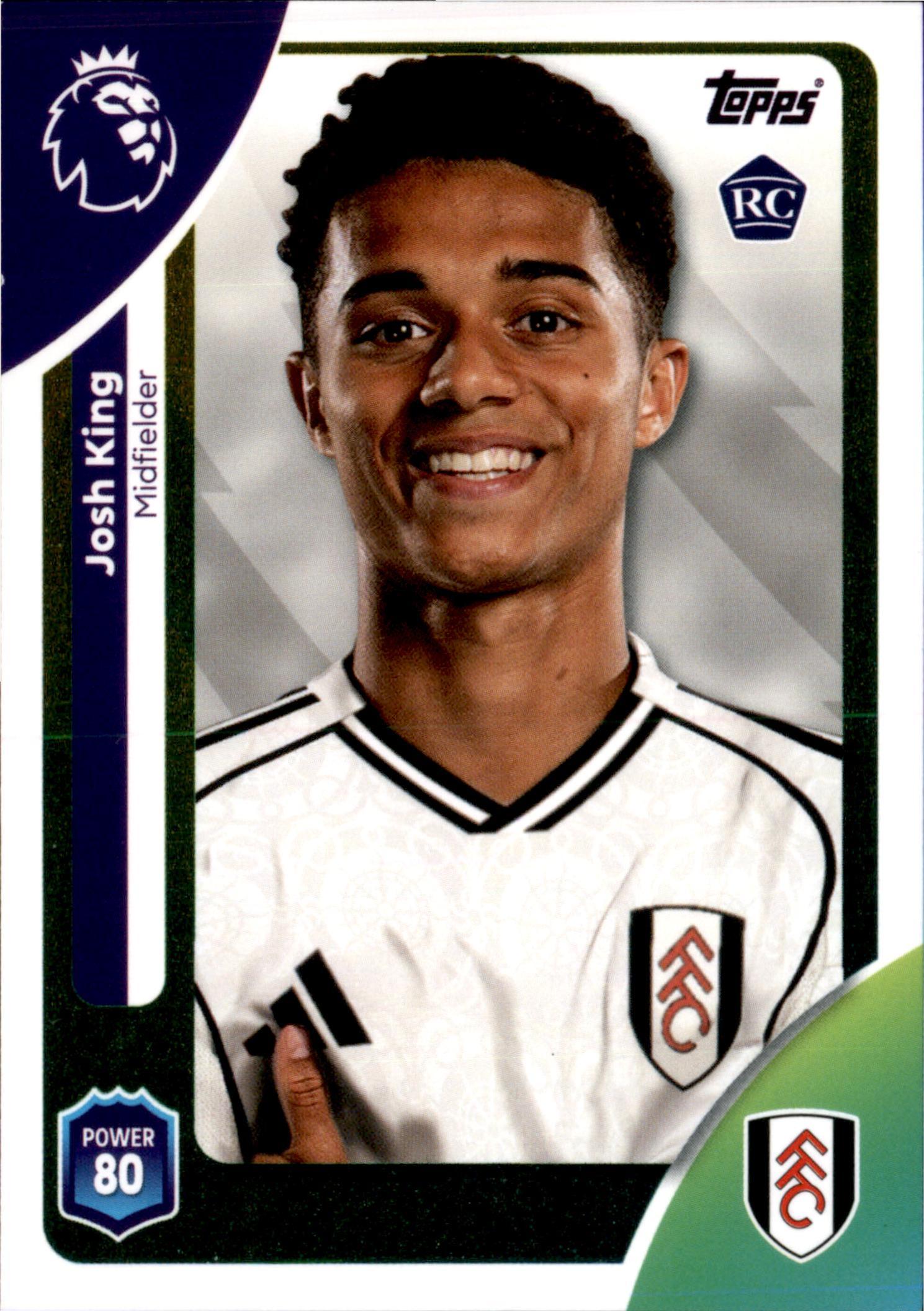 Josh King #152 – Topps Premier League 2025/26