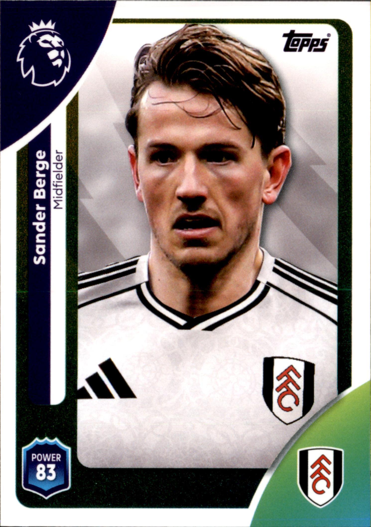 Sander Berge #149 – Topps Premier League 2025/26