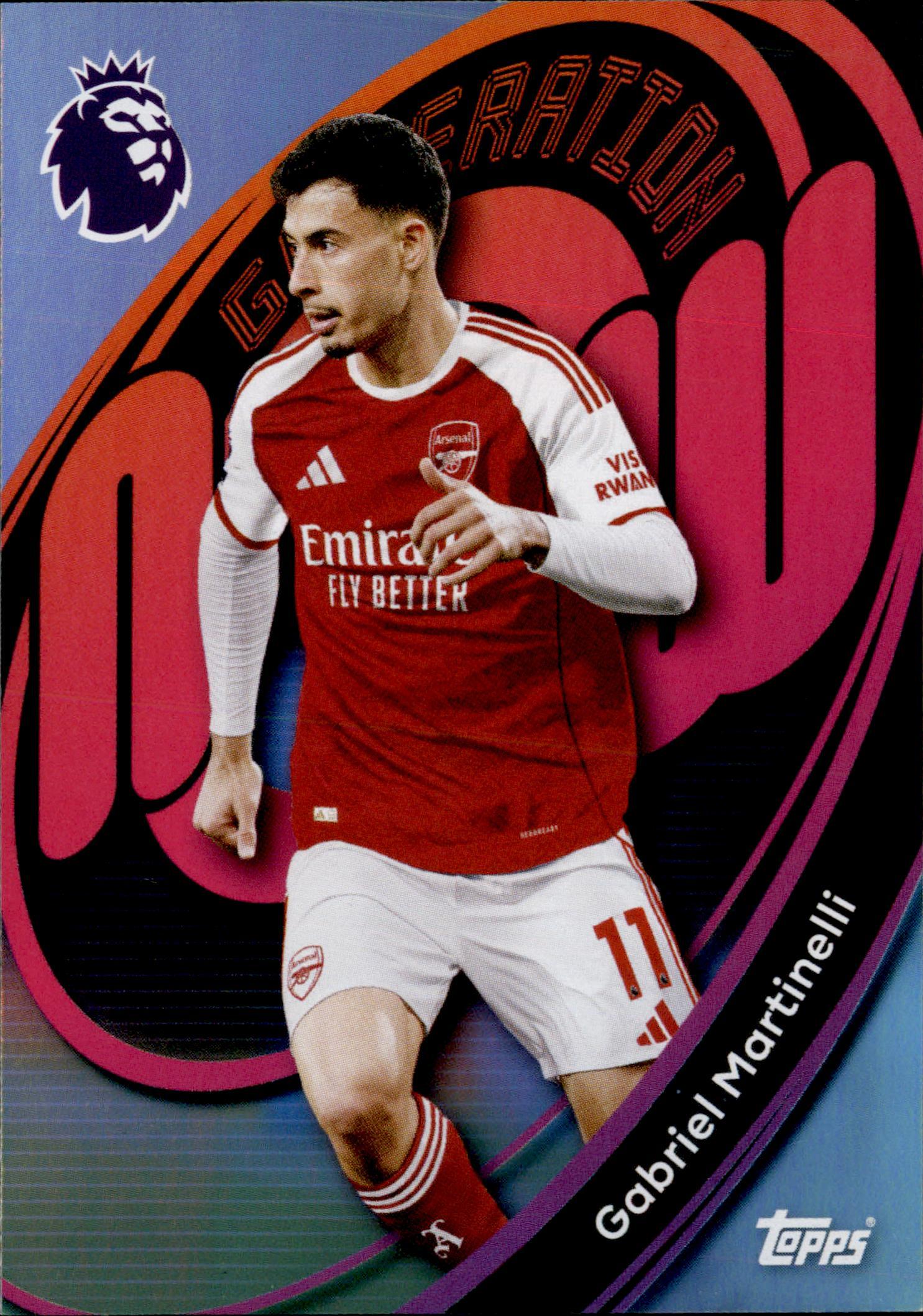 Gabriel Martinelli #16 – Topps Premier League 2025/26