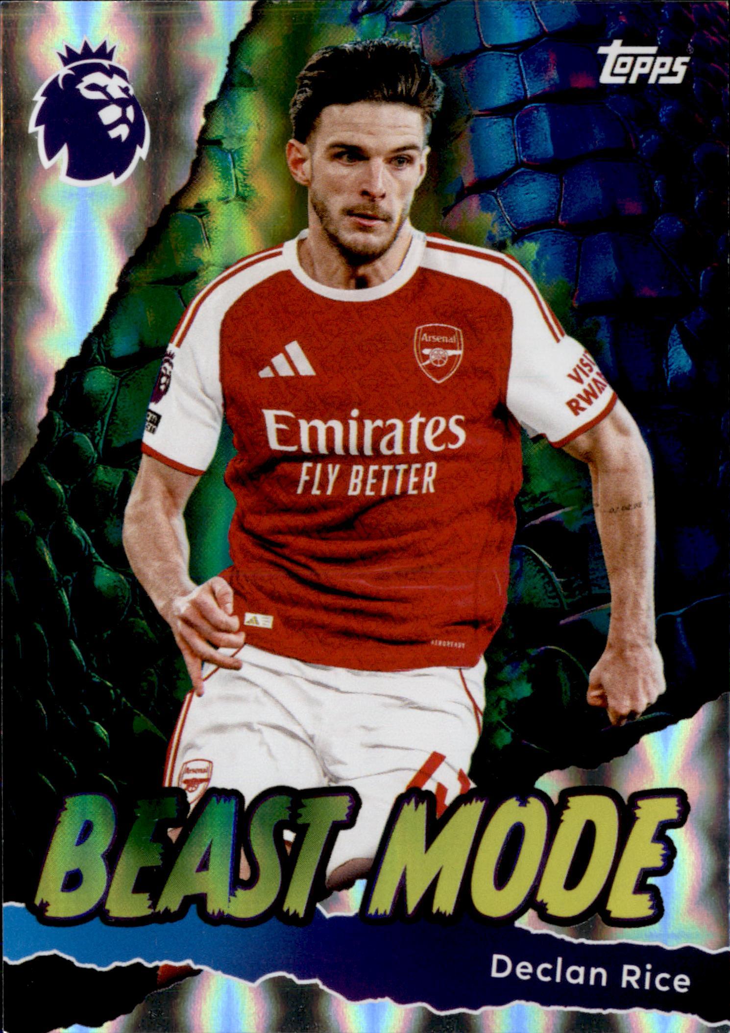 Declan Rice #421 – Topps Premier League 2025/26