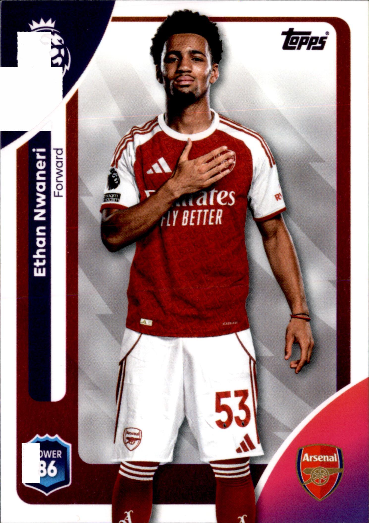 Ethan Nwaneri #11 – Topps Premier League 2025/26