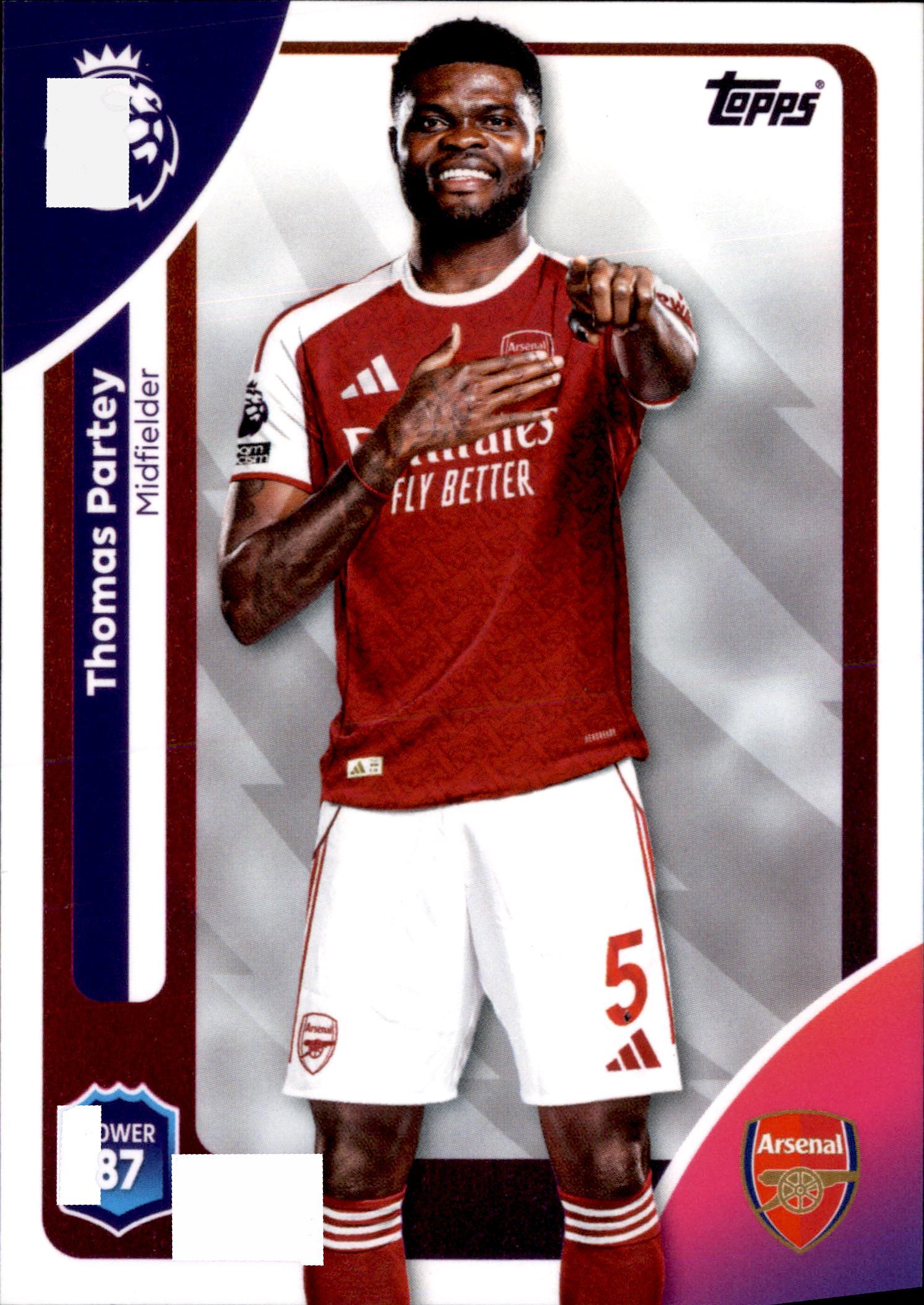 Thomas Partey #7 – Topps Premier League 2025/26