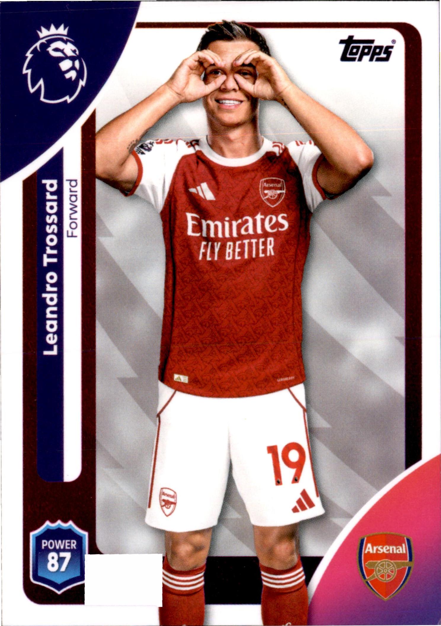 Leandro Trossard #14 – Topps Premier League 2025/26