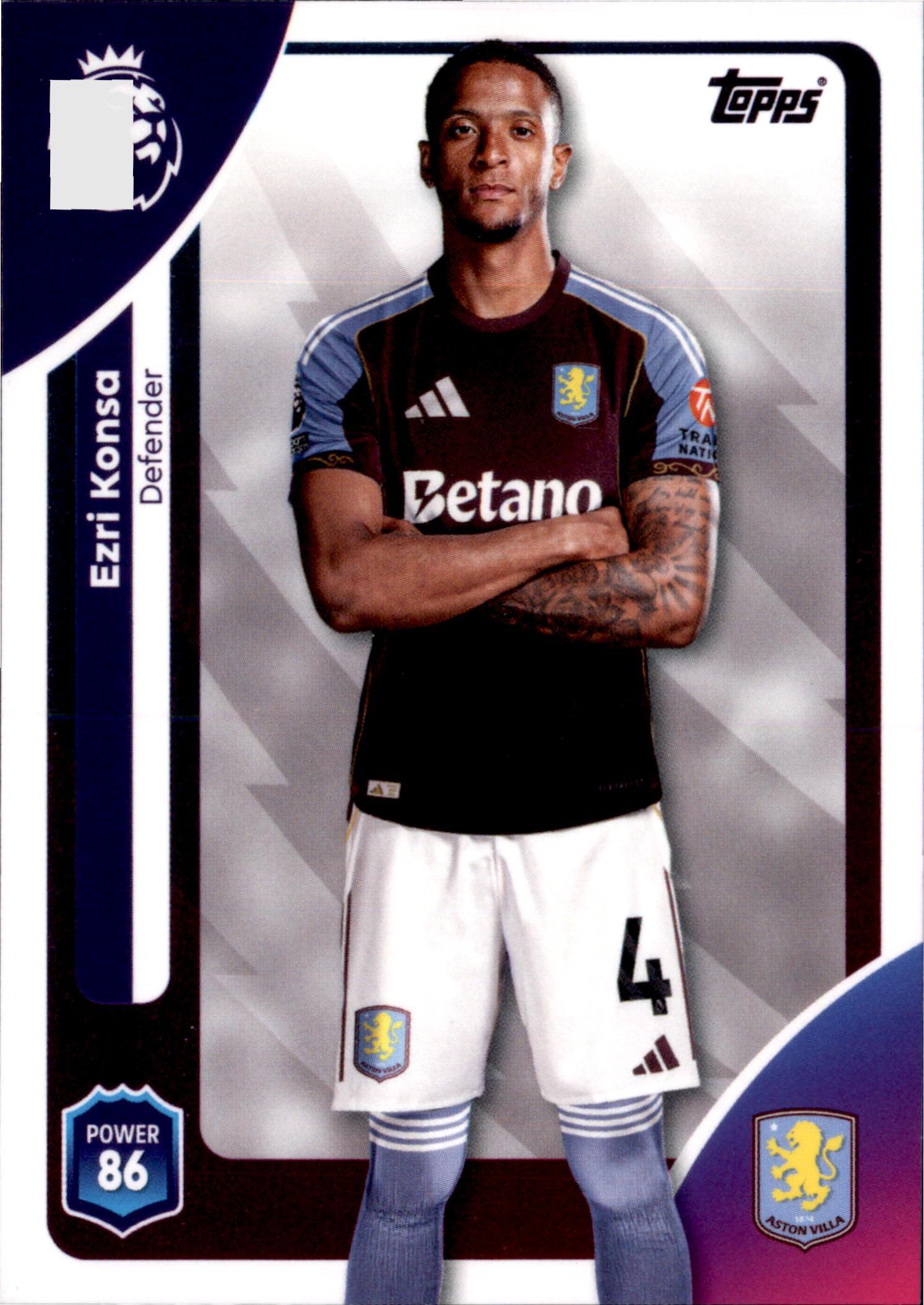 Ezri Konsa #22 – Topps Premier League 2025/26