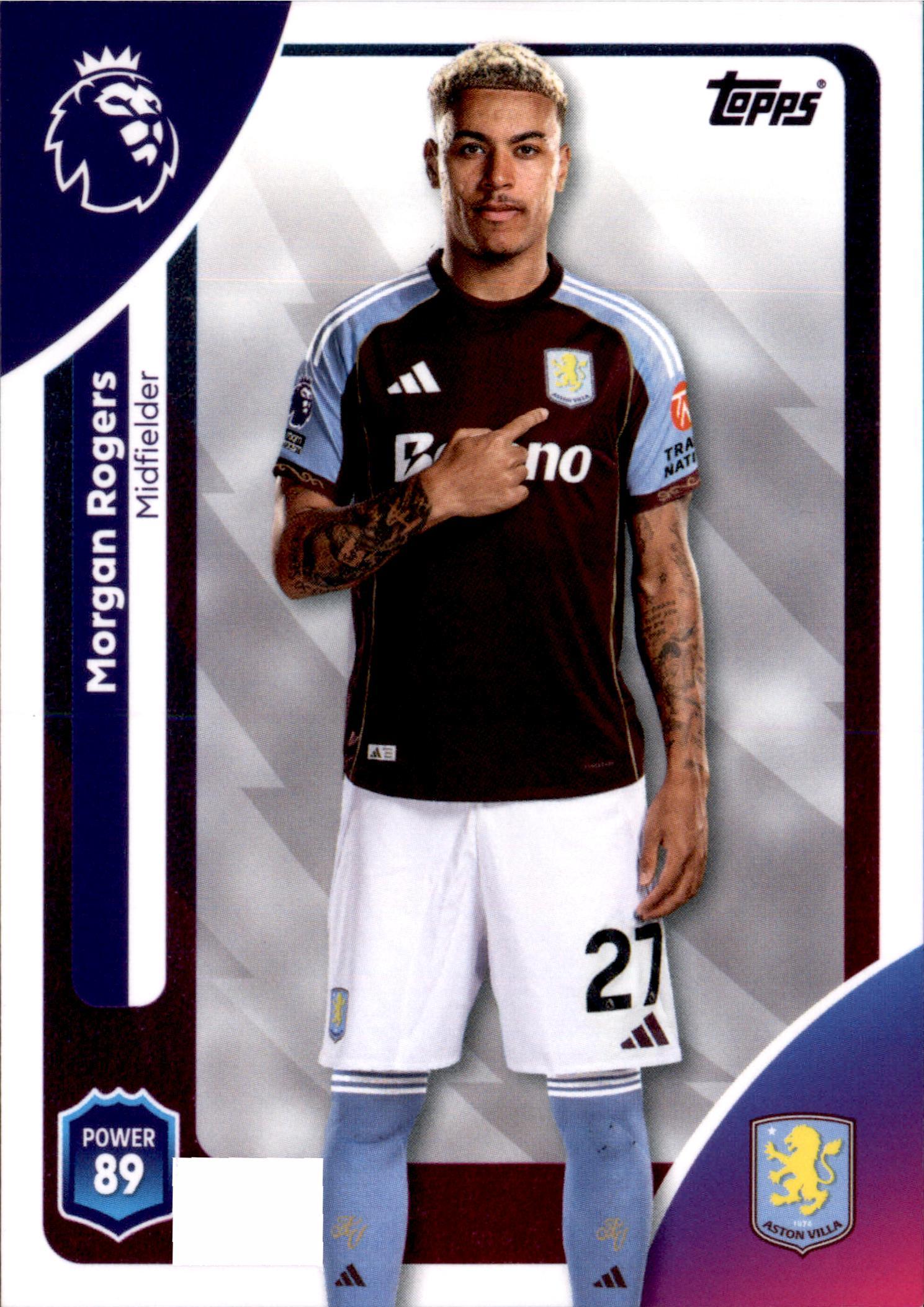 Morgan Rogers #30 – Topps Premier League 2025/26
