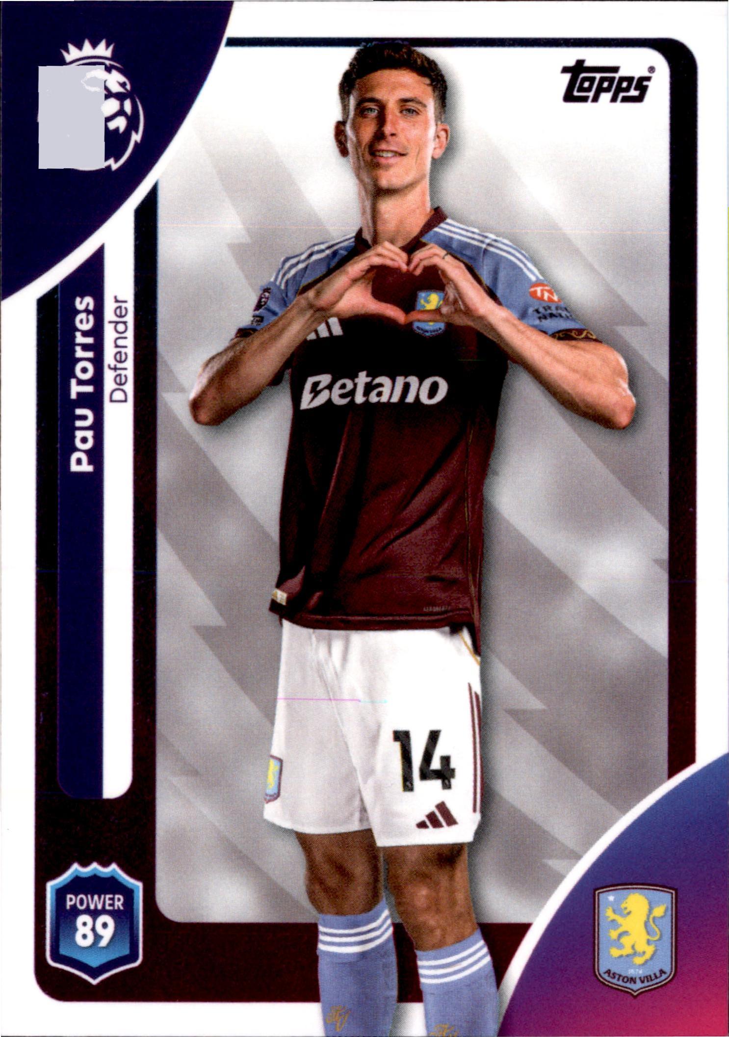 Pau Torres #21 – Topps Premier League 2025/26