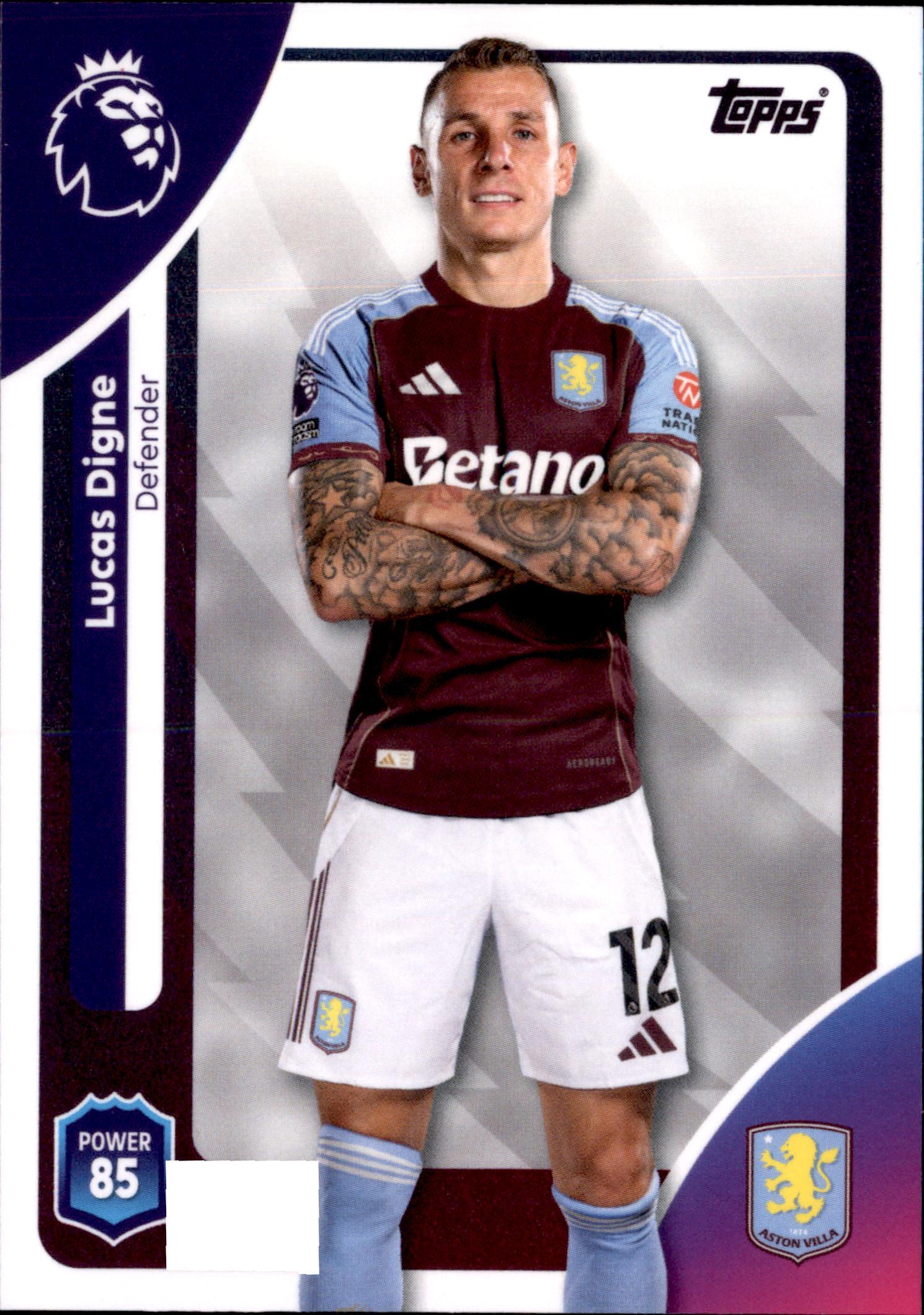 Lucas Digne #24 – Topps Premier League 2025/26